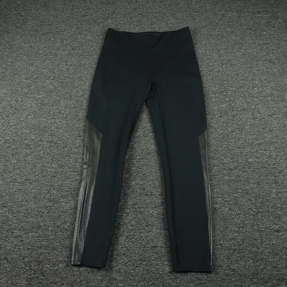 Spanx Legging Womens Extra Large‎ Black Perforated Panel Ladies Casual Outdoor